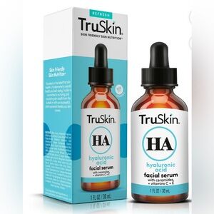 TruSkin Hyaluronic Acid Face Serum, Dual-Action Hydration with Ceramides & Aloe